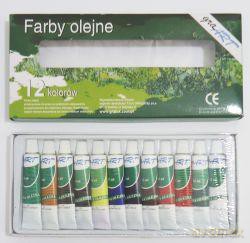 Farby olejne 12x12ml