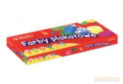 Farby plakatowe 12 kolorów 10 ml