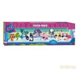 Farby plakatowe 12 kolorów Littlest Pet Shop