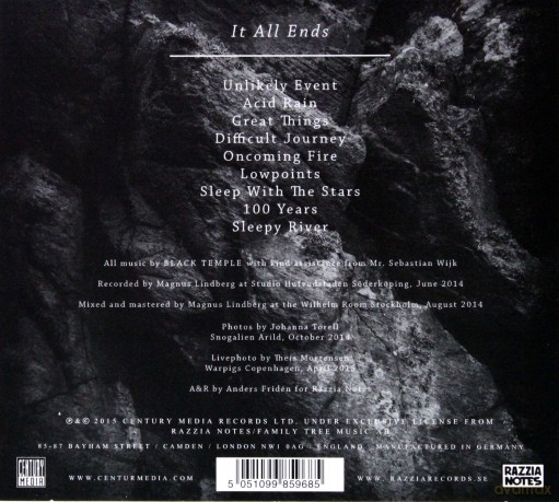 Black Temple: It All Ends (Limited Edition) [CD]
