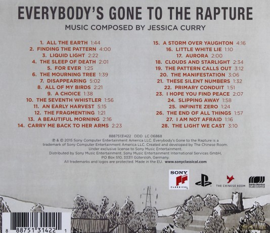 Jessica Curry: Everybody's Gone To The Rapture [CD]