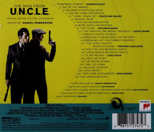 The Man From U.N.C.L.E. soundtrack [CD]