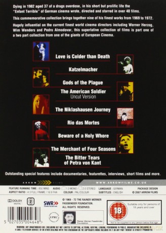 Rainer Werner Fassbinder Commemorative Collection 1969-1972 [9DVD]