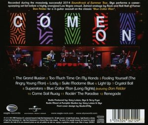 Styx: Live At The Orlean Arena Las Vegas [CD]