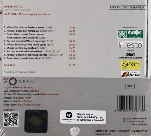 Promodern: Where Are You - Pieces From Warsaw [CD]