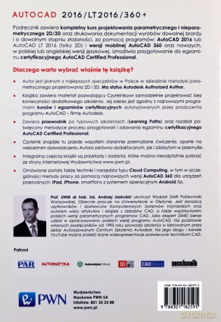 AutoCAD 2016/LT2016/360+ Kurs projektowania parametrycznego i nieparametrycznego 2D i 3D. Wersja polska i angielska - Andrzej Jaskulski [KSIĄŻKA]