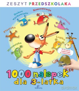 1000 nalepek dla 3-latka [KSIĄŻKA]