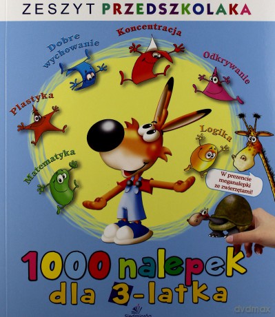 1000 nalepek dla 3-latka [KSIĄŻKA]