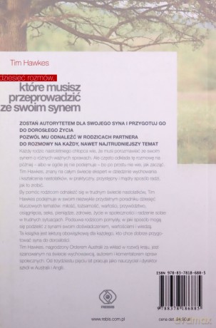 Dziesięć rozmów, które musisz przeprowadzić ze swoim synem - Tim Hawkes [KSIĄŻKA]