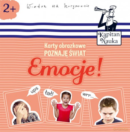 Emocje. Karty obrazkowe Poznaję Świat (twarda) [KSIĄŻKA]