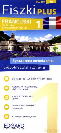 Francuski fiszki plus dla średnio zaawansowanych 1 [KSIĄŻKA]