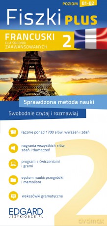 Francuski fiszki plus dla średnio zaawansowanych 2 [KSIĄŻKA]