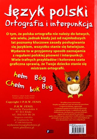 Język polski. Ortografia i interpunkcja (twarda) [KSIĄŻKA]