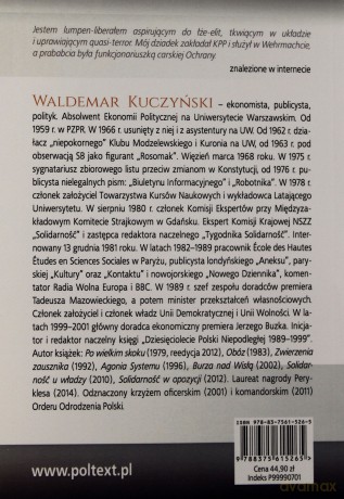 Przeciw Czwartej Rzeczpospolitej. Publicystyka 2004-2007 - Waldemar Kuczyński [KSIĄŻKA]