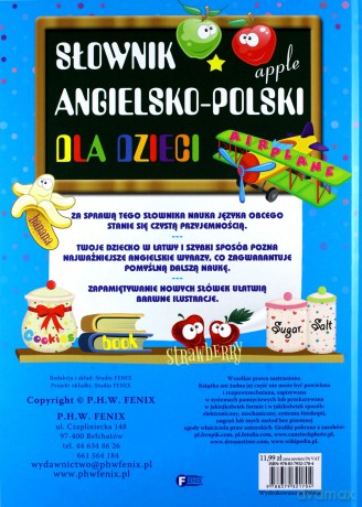 Słownik angielsko-polski dla dzieci (twarda) [KSIĄŻKA]