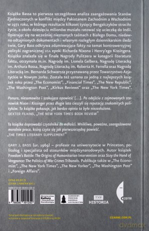 Telegram konsula Blooda. Nixon Kissinger i zapomniane ludobójstwo - Gary J. Bass (twarda) [KSIĄŻKA]