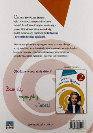 Trening twórczego myślenia część 1 - Danuta Klimkiewicz [KSIĄŻKA]