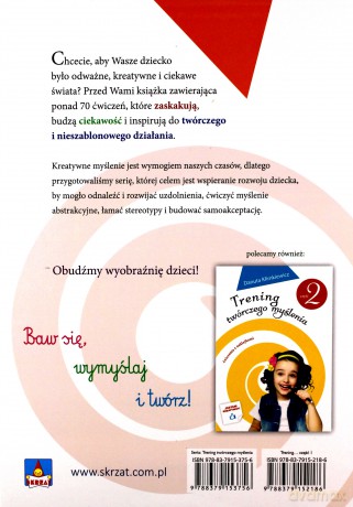 Trening twórczego myślenia część 1 - Danuta Klimkiewicz [KSIĄŻKA]