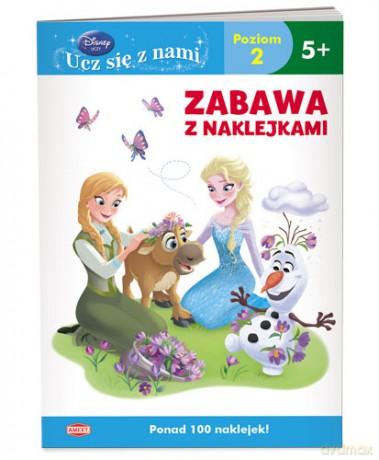 Zabawa z naklejkami. Kraina Lodu [KSIĄŻKA]