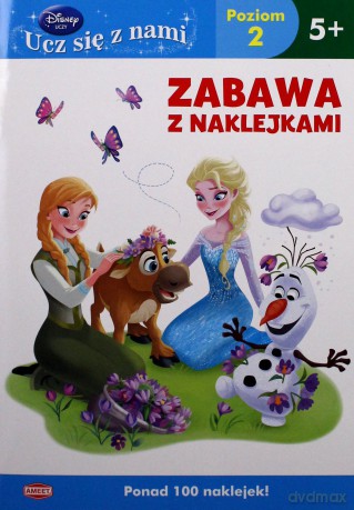 Zabawa z naklejkami. Kraina Lodu [KSIĄŻKA]