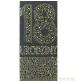 Karnet szafirowy 18. urodziny
