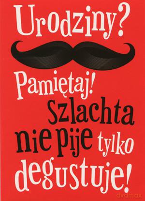 Karnet urodzinowy B6