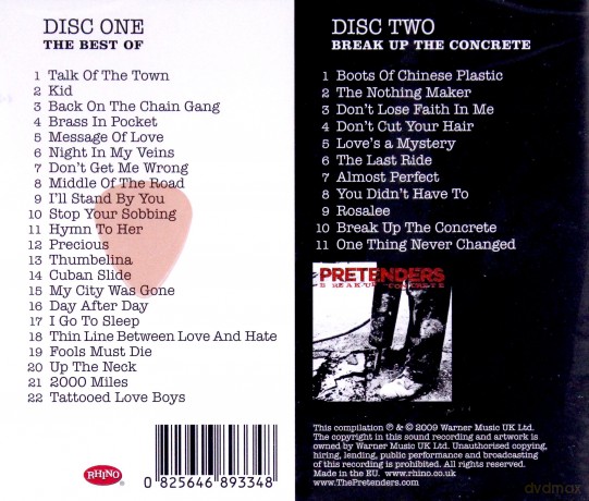 Pretenders: Best/Break Up The Concrete [2CD]
