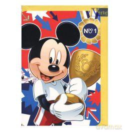 Karnet złoty Mickey