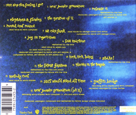 Prince: Graffitti Bridge [CD]