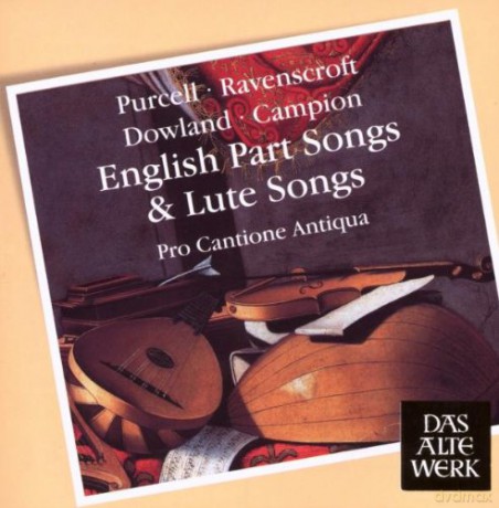 Pro Cantione Antiqua: Purcell: English Part Songs&Lute Songs [CD]
