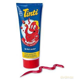 Kolorowe mydło żelowe w tubie 70 ml czerwone