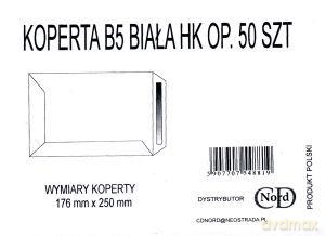 Koperta B5 biała HK