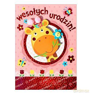 Karnet B6 Wesołych urodzin!