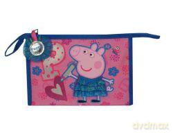 Kosmetyczka Świnka Peppa Colorful różowa