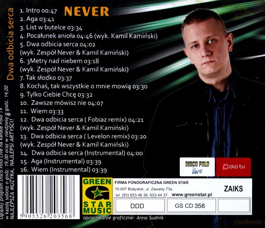 Never: Dwa Odbicia Serca [CD]