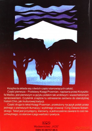 Księga przemian I Cing. - Krzysztof Maćko, Oskar Sobański [KSIĄŻKA]