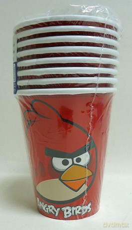 Kubeczki Angry Birds
