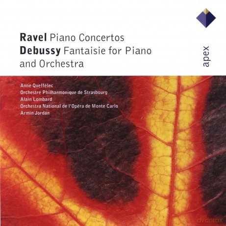 Anne Queffelec/Alain Lombard/Armin Jordan: Ravel: Piano Concertos, Fantaisie [CD]