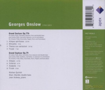 Quintet Nielson/Marc Marder/Hu: Onslow: Quintet,Grand Septuor [CD]