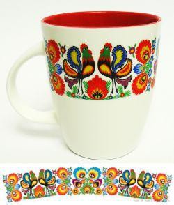 Kubek Folk Sofia Czerwony