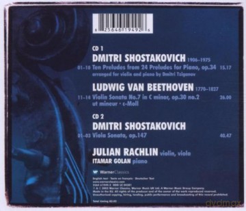 Julian Rachlin/Golan,Itamar: Beethoven: Violin Sonata No.7/+ [2CD]