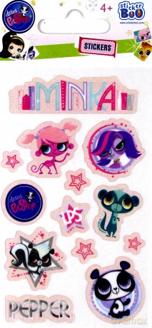 Naklejki Sticker Boo Littlest Pet Shop