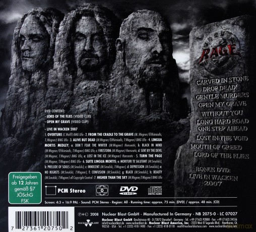Rage: Carved In Stone [CD]+[DVD]