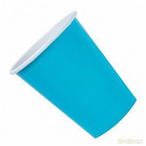 Kubki plastikowe 335 ml turkusowe