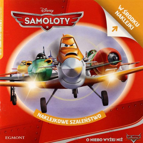 Naklejkowe szaleństwo. Samoloty [KSIĄŻKA]