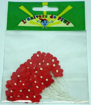 Kwiaty papierowe mini