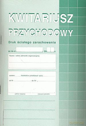 Kwitariusz przychodowy A5