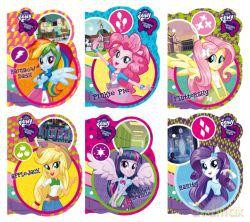 Nalepki do kolekcjonowania A5 My Little Pony Equestria Girls