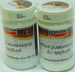 Lakier dwuskładnikowy do spękań 100 ml