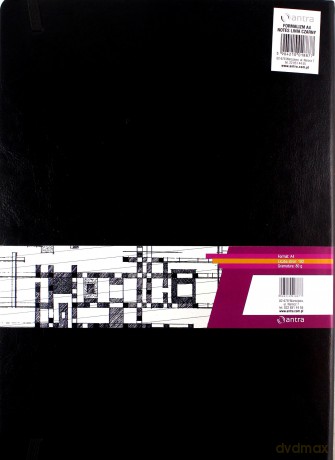 Notes A4 w linie Formalizm czarny